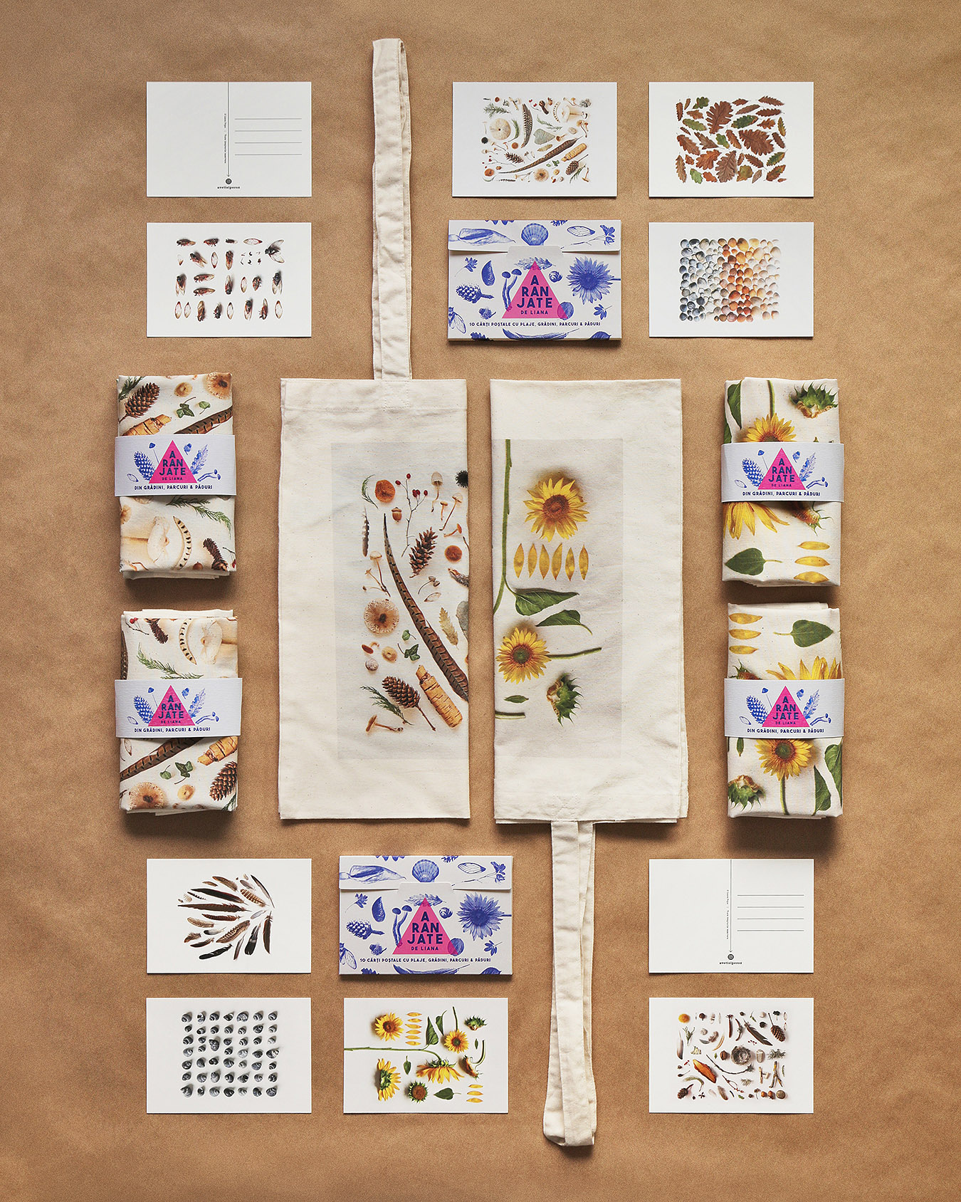  #AranjatedeLiana Postcars & Totebags collection