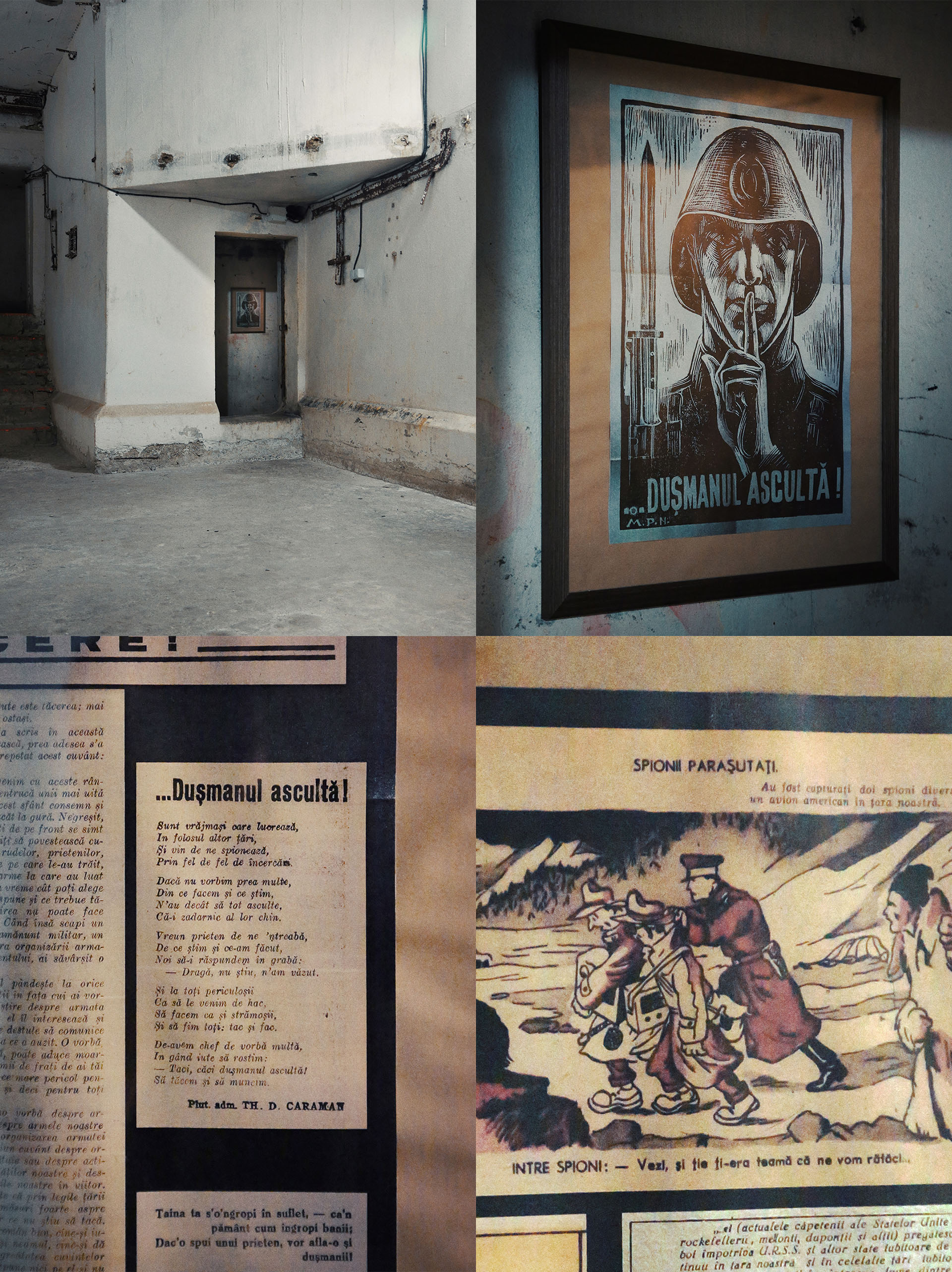 Bunkere Diverse la munte si la mare - First expo in a WW2 / Cold War bunker made in Romania