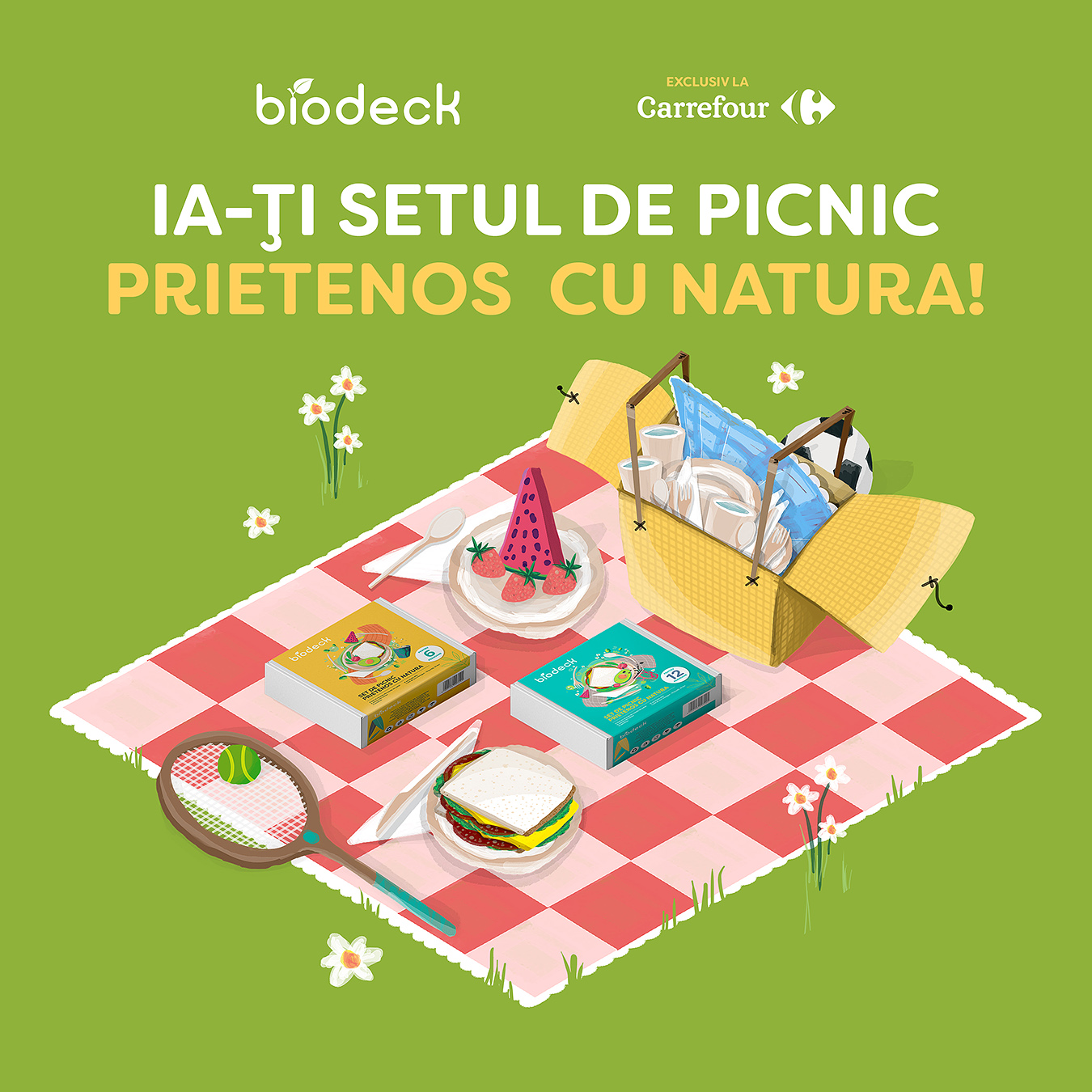 Biodeck Picnic Box packaging