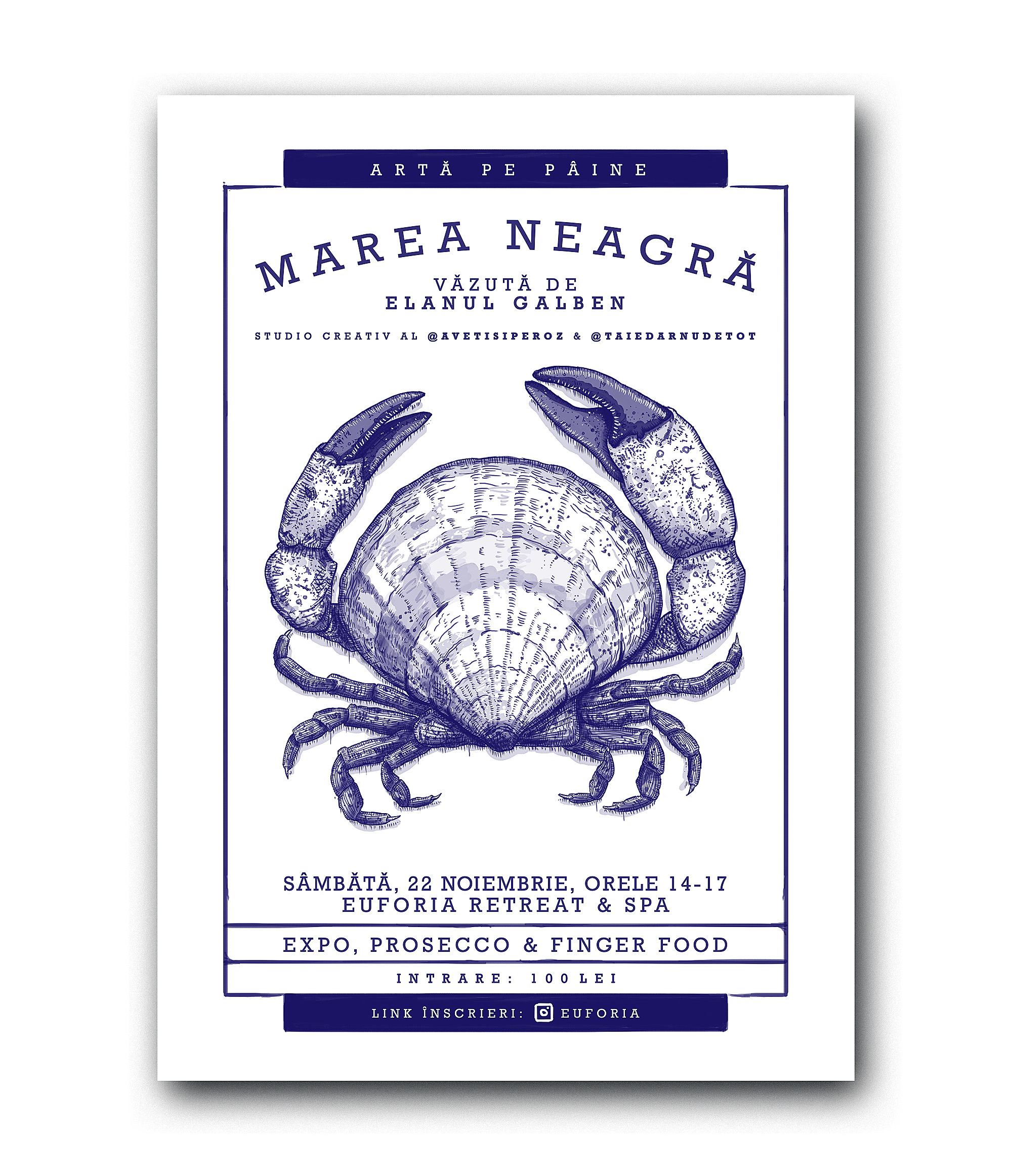 Marea Neagra vazuta de Elanul Galben @ ARTA PE PAINE (Euforia Retreat & Spa)