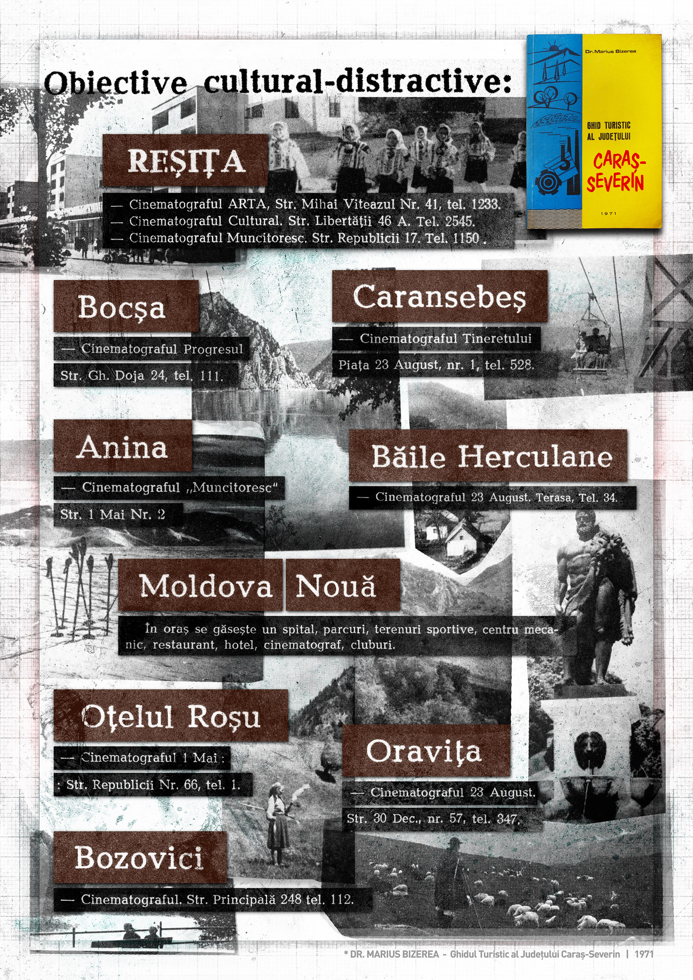 Avizier – expoziție Muzeul Banatului Montan din Reşiţa