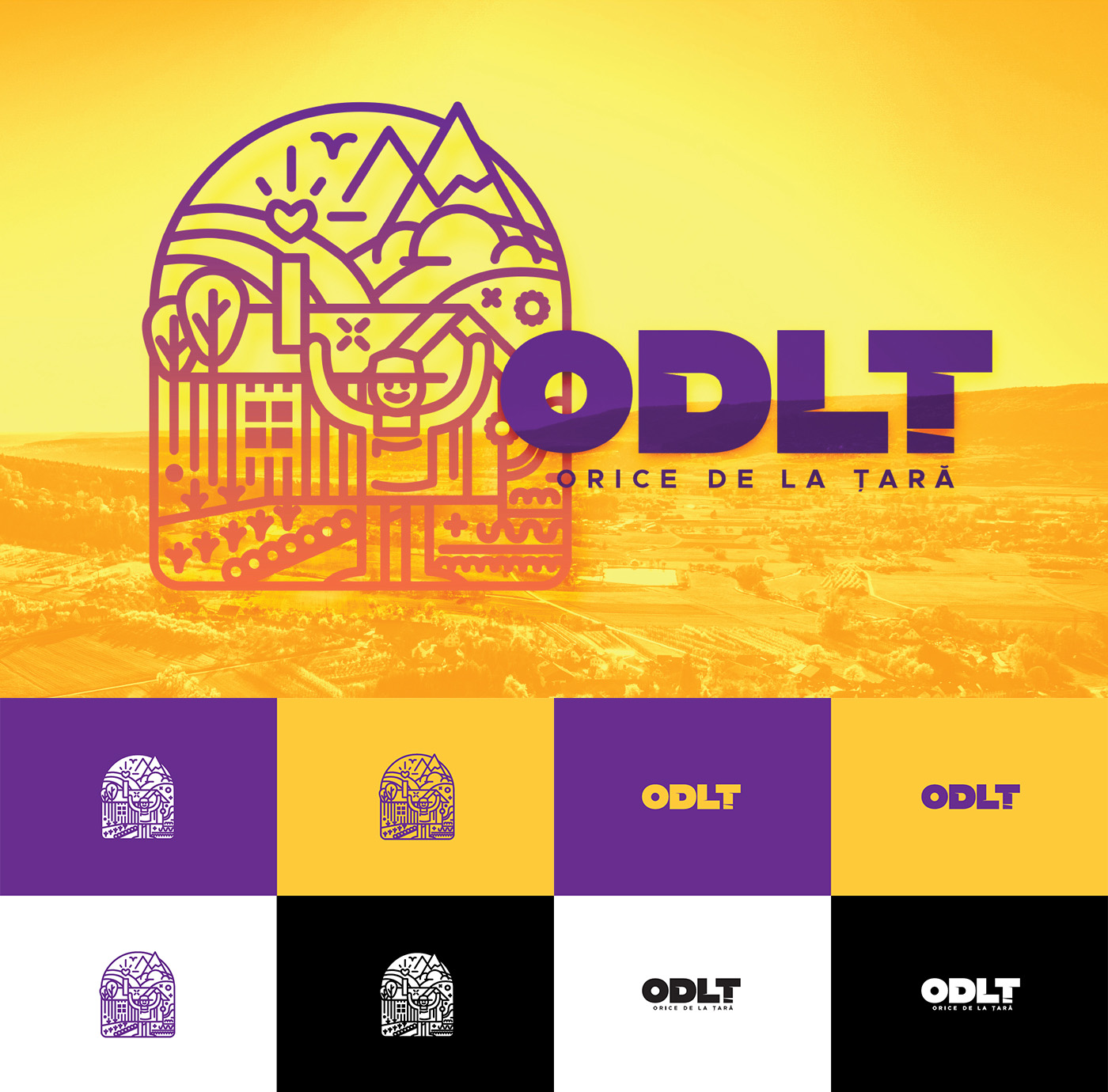 Orice de la tara - branding + website design + animation promo + custom illustrations
